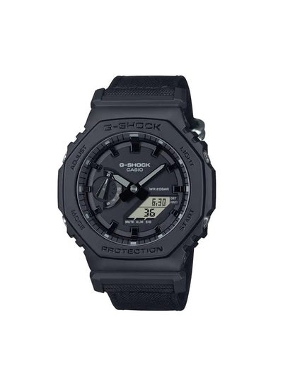 Buy Casio G-shock GA-2100BCE-1ADR Black Watch with Nylon Cloth Strap Watch in UAE