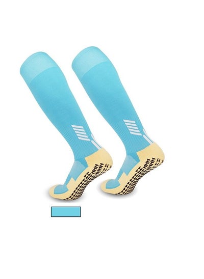 Buy Soccer socks, sports knee socks over the knee compression compression sports socks for men and women running training football thick thermal socks (one pair) in Saudi Arabia