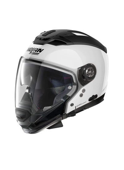 Buy Nolan N70-2 GT Special N-Com 15 Convertible Helmet Pure White Black in UAE