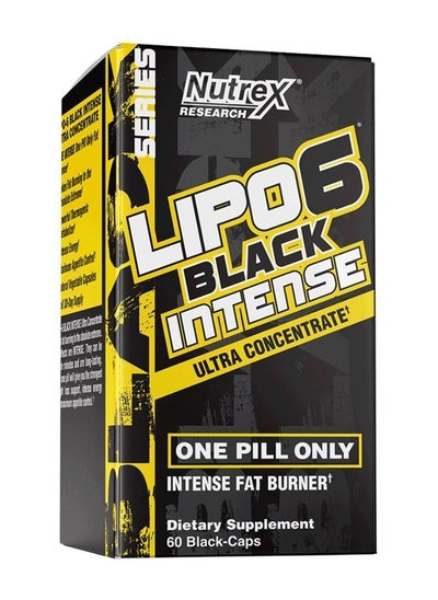 اشتري Nutrex Lipo6 Black Intense 60caps في الامارات