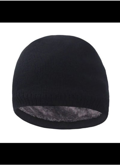 Buy Winter wool Head unisex ice cap beanie baded with fur in Egypt