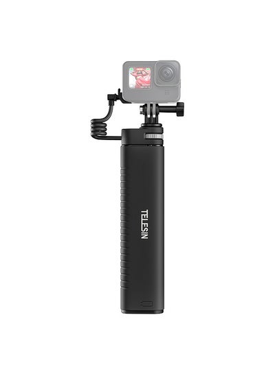 Buy TELESIN  TE-CSS-001 Rechargeable Selfie Stick QC/PD3.0 fast charging Power Selfie Stick 90CM Telescoping Selfie Pole with 1/4 Inch Screw in UAE