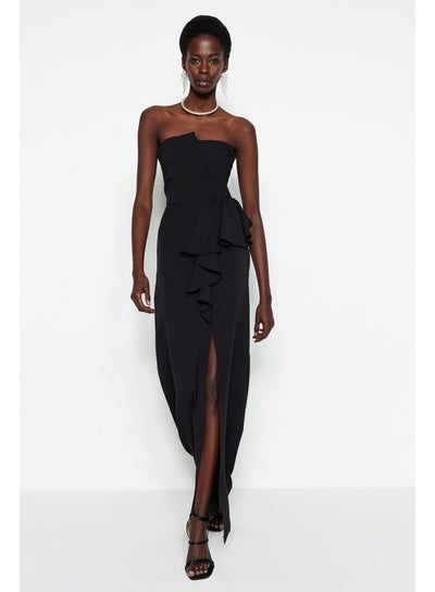 اشتري Long Black Evening Dress TPRSS23AE00005. في مصر