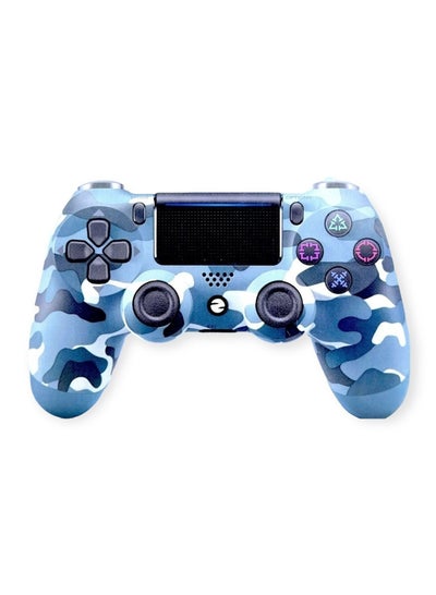 Buy Wireless Bluetooth Controller For Playstation 4 Jet Blue Camouflage in Saudi Arabia