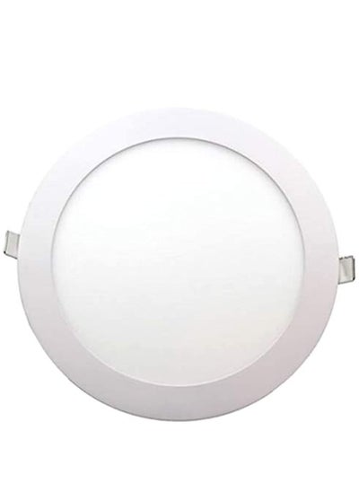 Buy 18W 8 inch LED Ceiling Panel Round light with Driver 3000K Warm White in UAE