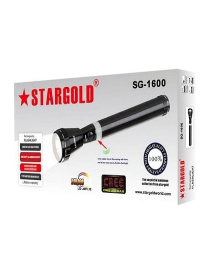 اشتري Rechargeable Led Flashlight Sg 1600 في السعودية