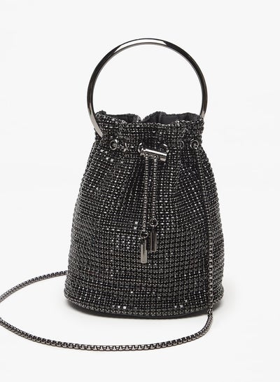 اشتري Women's Diamante Embellished Bucket Bag في الامارات