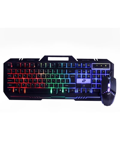 Buy ZR-6806 Wired Keyboard & Mouse , High Quality Standard & Reliable Keyboard ( Black) in Egypt