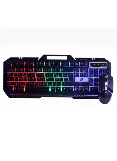 اشتري ZR-6806 Wired Keyboard & Mouse , High Quality Standard & Reliable Keyboard ( Black) في مصر