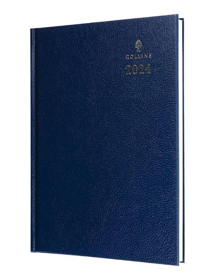 اشتري Collins Standard Desk 2024 Diary A5 Week to View Business Diary - Business Planner and Organiser - January to December 2024 Diary - Weekly - Blue - 35.60-24 في الامارات