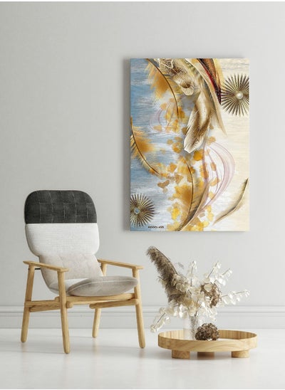 Buy Canvas Painting-Feather Design in Saudi Arabia