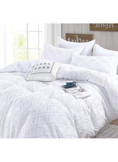 اشتري DREAM BELL 6 PC PURE COTTON WHITE SOFT COMFORTER SET في الامارات