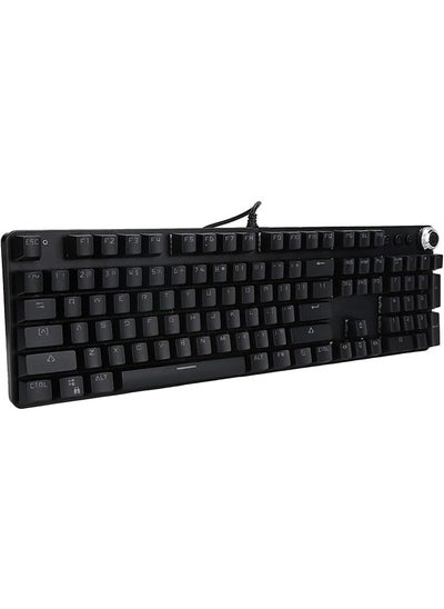 Buy Mechanical Gaming Keyboard Wired Mechanical Gaming Computer Keyboard 104‑ Key Mechanical Keyboard Usb Wired Gaming Keyboard Computer Accessory in Saudi Arabia