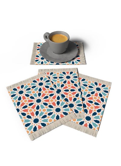 Buy Arabesque Fabric Coasters Set in Egypt