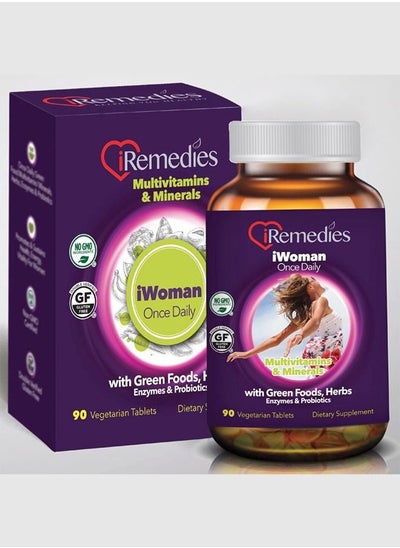 Buy iWoman Multivitamins 90 Vegan Tablets in UAE