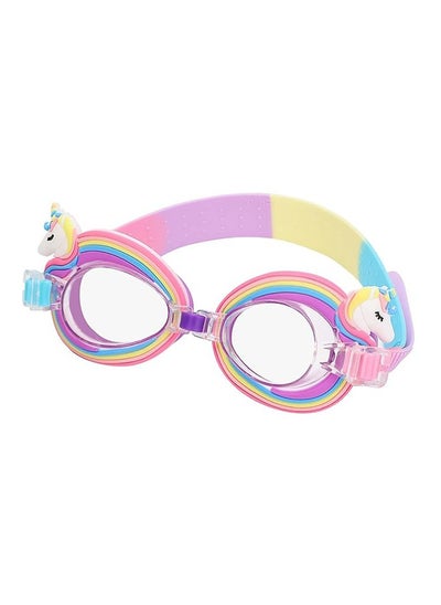 Buy Kids Swimming Goggles for 3-15 Years Old, Unicorn Swimming Goggles, UV and Anti-Fog Kids Swimming Goggles, Adjustable Straps in Saudi Arabia