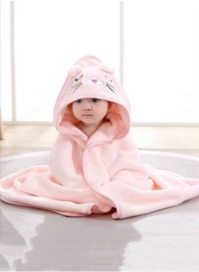 Buy Baby Bath Towels with Hood for Toddler Infant Newborn,Baby Hooded Towel,Soft Bath Towel for Bathtub for Newborn (Pink) in Saudi Arabia