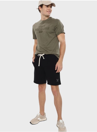 Buy Logo Drawstring Sweat Shorts in UAE