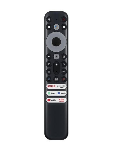 Buy Voice Remote Control Compatible For TCL 8K QLED 4 Series 4k UHD LED Smart Android Televisions with Netflix YouTube Guard Media Prime Video TCL Channel Apps Black in Saudi Arabia