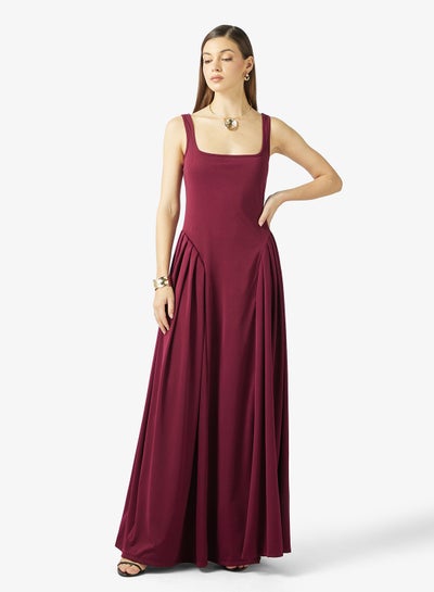 princess cut a line dress A-line With price in Saudi Arabia | Noon Saudi Arabia Burgundy Long Sleevess Open bridal clothing Size:L / US 10-12 In this glitter