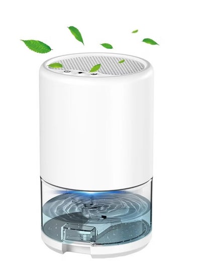 اشتري Dehumidifiers for Home Damp,1000ml Air Purifier Dehumidifier with Clear Tank,Small Quiet Dehumidifier for Bathroom Wardrobe Closet Bedroom Garage(White) في السعودية