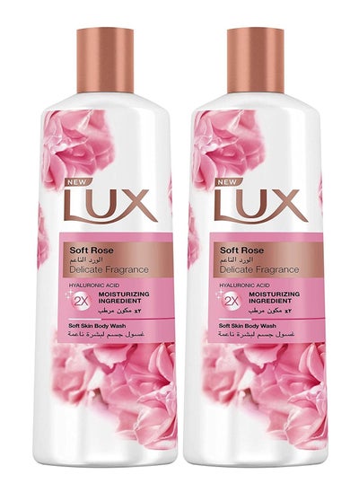 Buy Moisturising Body Wash Soft Rose 500ml pack of 2 in UAE