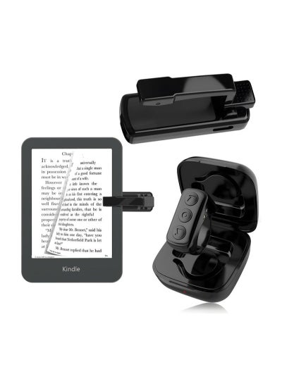 Buy Remote Control Page Turner Ring for Kindle Paperwhite/Oasis, Bluetooth E-Reader Controller, TikTok Ring, Camera Shutter -Black in Saudi Arabia