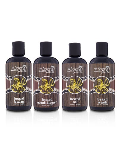 Buy 4 in 1 Beard Care Kit with Argan and Jojoba in UAE