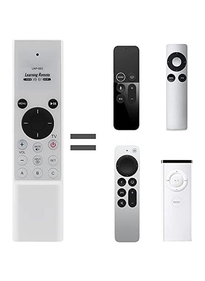 اشتري New Infrared Learning Remote Control for Apple 2/3 TV Box A1294 A1156, for Apple 2021 TV4 4K, for Apple 4th TV HD, MC377LL/A A1962 A1842/MQD22/MP7P2 A1469 A1427/MD199 A1378/MC572 MM4T2AM/A في الامارات