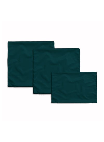 اشتري Plain Dark Green Cushion Set Cover في مصر