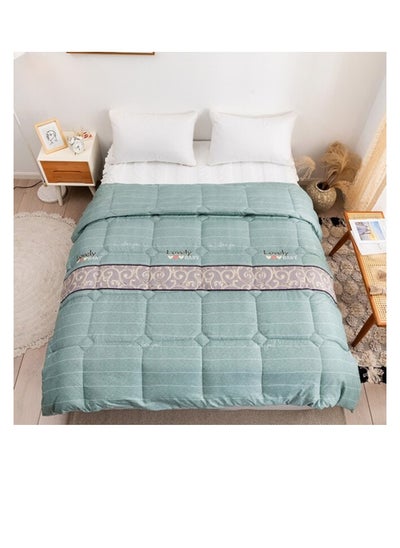 Buy Queen Size Multicolor Comforter (210x230 cm) Green Spring in UAE