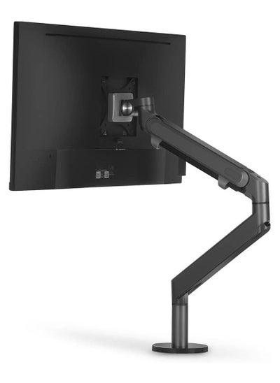 اشتري Single Gas Spring LCD Arm Desk VESA Bracket & Monitor Arm Stand For 10"-30" Screens: Tilt up 90° /Down 85°, Swivel left right 180°, 360° Rotation Single Arm Black في الامارات