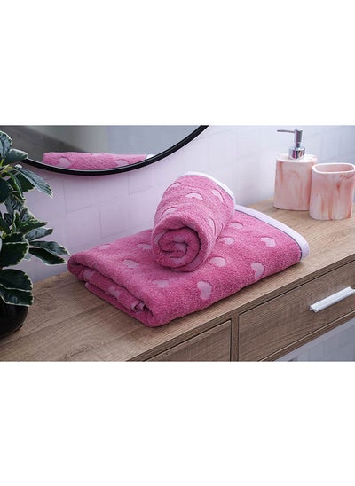 Buy Aksel Hand Towel 50x90cm-pink in UAE