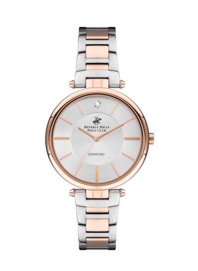 Buy BEVERLY HILLS POLO CLUB Women's Analog Silver C Brush Sunray Brush Dial Watch - BP3294X.530 in Saudi Arabia