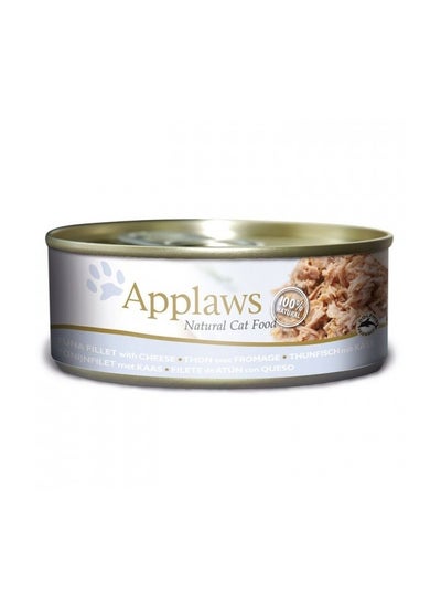 Buy Applaws Tuna Fillet with Cheese Adult Wet Cat Food 156g X 24 Pcs ( 1 Box ) in UAE