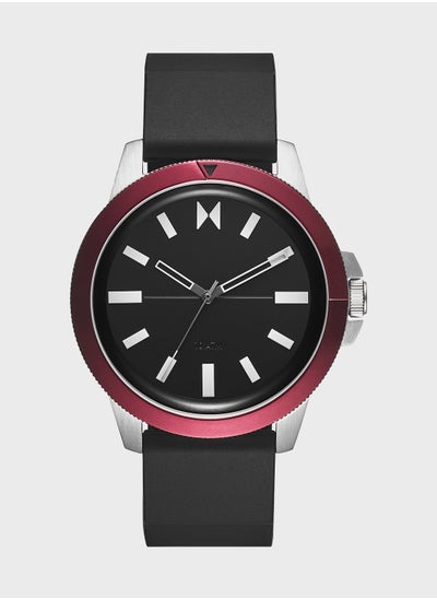 Buy Silicone Strap Analog Watch in UAE