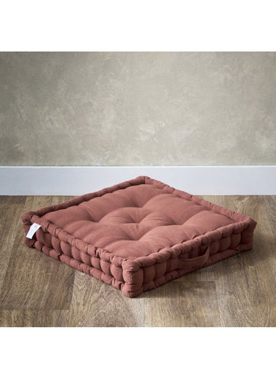 Buy Atlanta Solid Floor Cushion 50 x 50 cm in Saudi Arabia