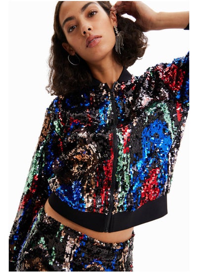 اشتري Sequin bomber jacket في مصر