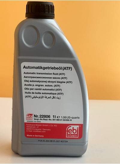 Buy FEBI BILSTEIN TRANSMISSION OIL DB ATF DEXIII 1L in UAE