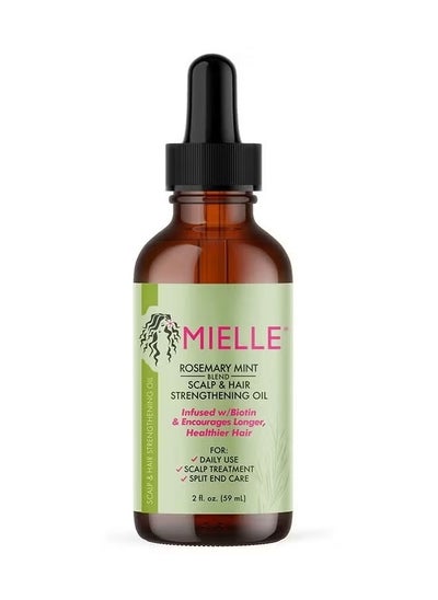 Buy MIELLE Rosemary Mint Scalp & Hair Strengthening Oil Infused W/Biotin & Encourages Growth 59ml in Saudi Arabia