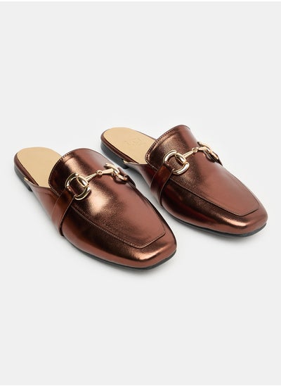 Buy Mania Mules Metallic in Egypt