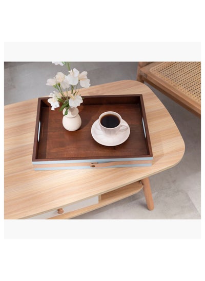 Buy Leaf Wooden Serving Tray in Saudi Arabia