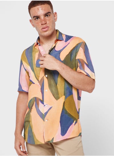 Buy Printed Regular Fit Shirt in UAE