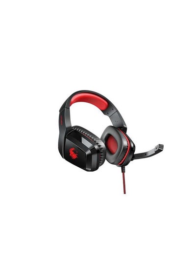 Buy Recci REP-l23-dedicated gaming headset-RGB lighting-built-in microphone-pure stereo sound for a better experience with strong and clear bass-USB port-comfortable flexible head design in Egypt