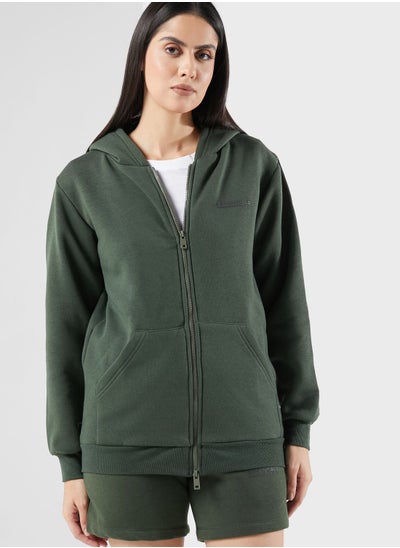 Buy Lounge Regular Zip Hoodie in UAE