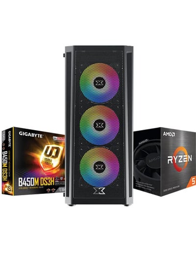 اشتري AMD Ryzen 5 5600X + جيجابايت B450M DS3H - جهاز كمبيوتر جاهز في مصر