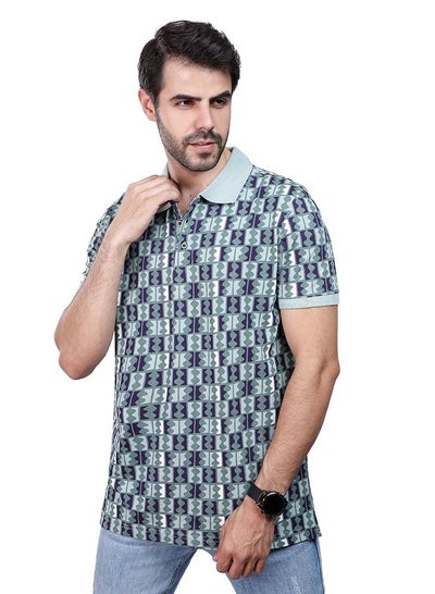 Buy Jacquard Polo Shirt For Men - Regular Fit in Egypt