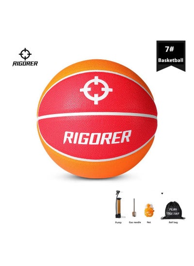 Buy Anti-Slip And Wear Resistant PU For Indoor Outdoor Competition Training Baskball Ball Size 7 in UAE