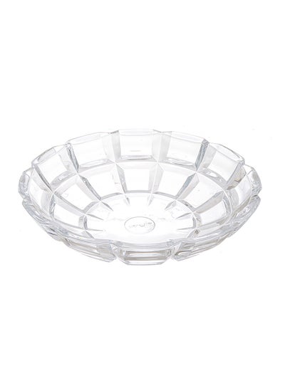 Buy Akher el Ankoud Patchi checkered glass fruit plate in Egypt
