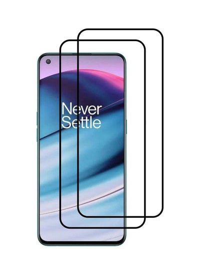 اشتري 2-Pack Super Shieldz 3D واقي شاشة زجاجي مقوى لهاتف OnePlus Nord CE 5G شفاف / أسود في الامارات